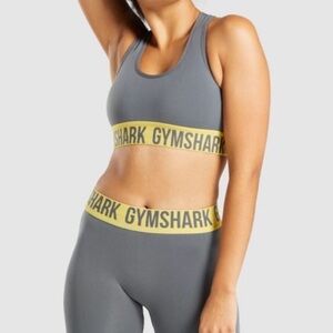 Gymshark Charcoal Leggings and top .